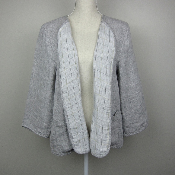 Eileen Fisher Jackets & Blazers - Eileen Fisher grey open jacket
